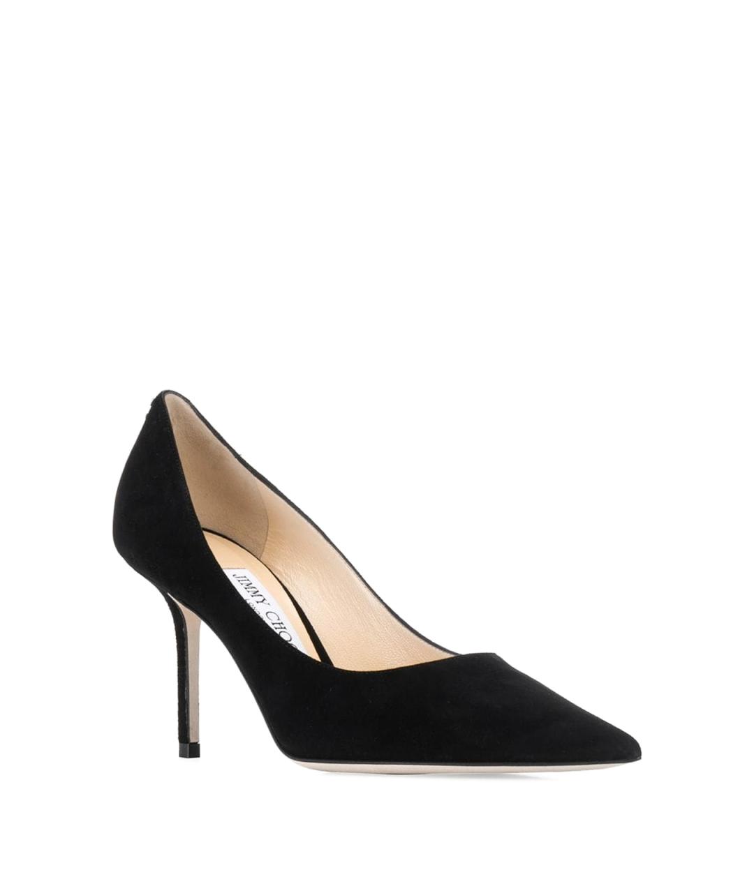 JIMMY CHOO Черные замшевые туфли, фото 2