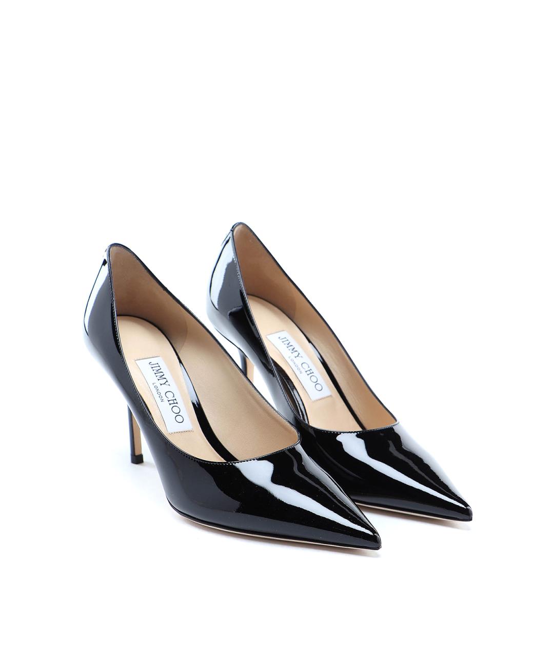 JIMMY CHOO Черные туфли из лакированной кожи, фото 2