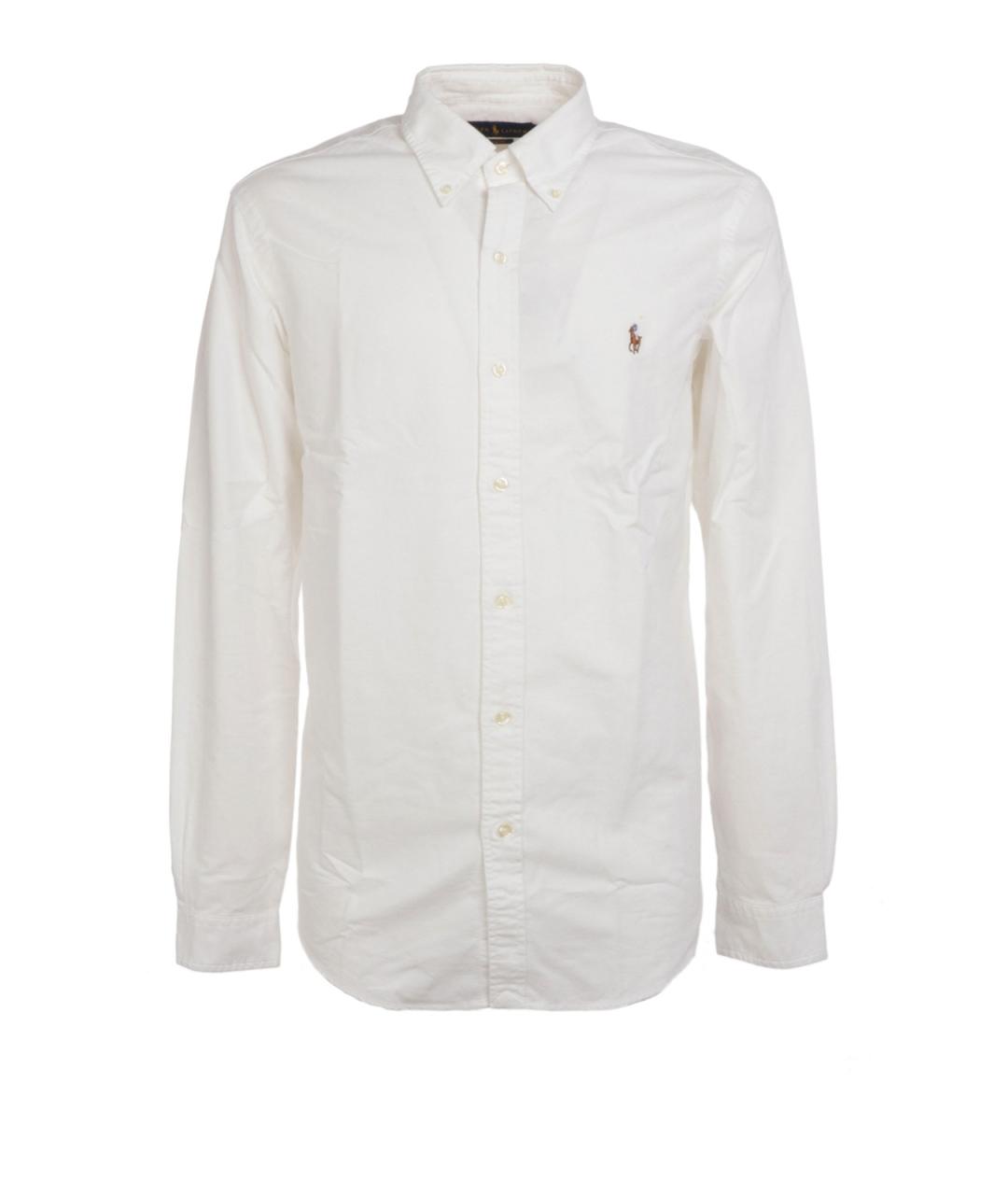 POLO RALPH LAUREN Белая хлопковая классическая рубашка, фото 1