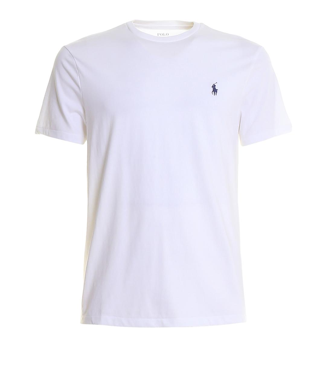 POLO RALPH LAUREN Белая хлопковая футболка, фото 1