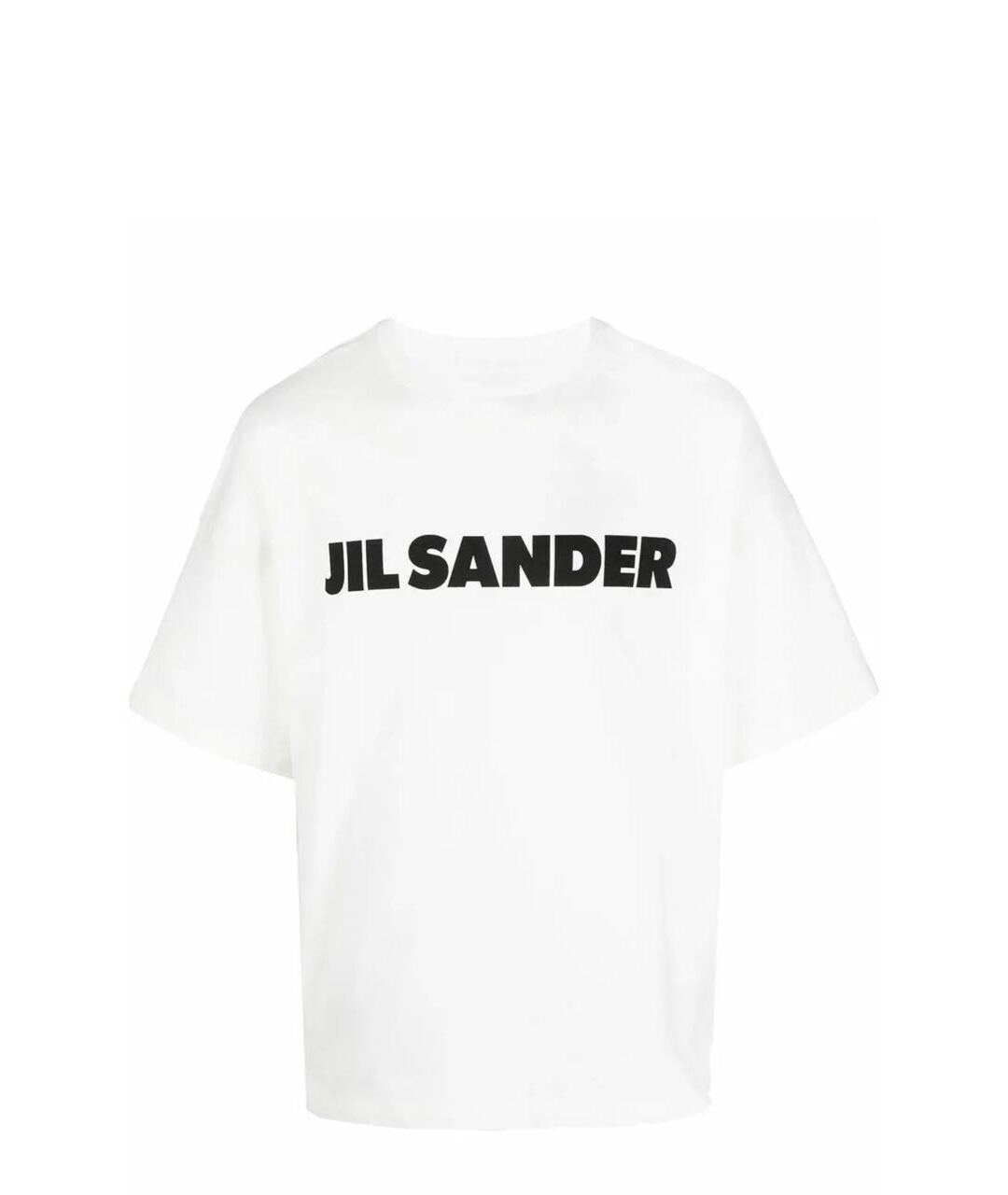 JIL SANDER Белая хлопковая футболка, фото 5