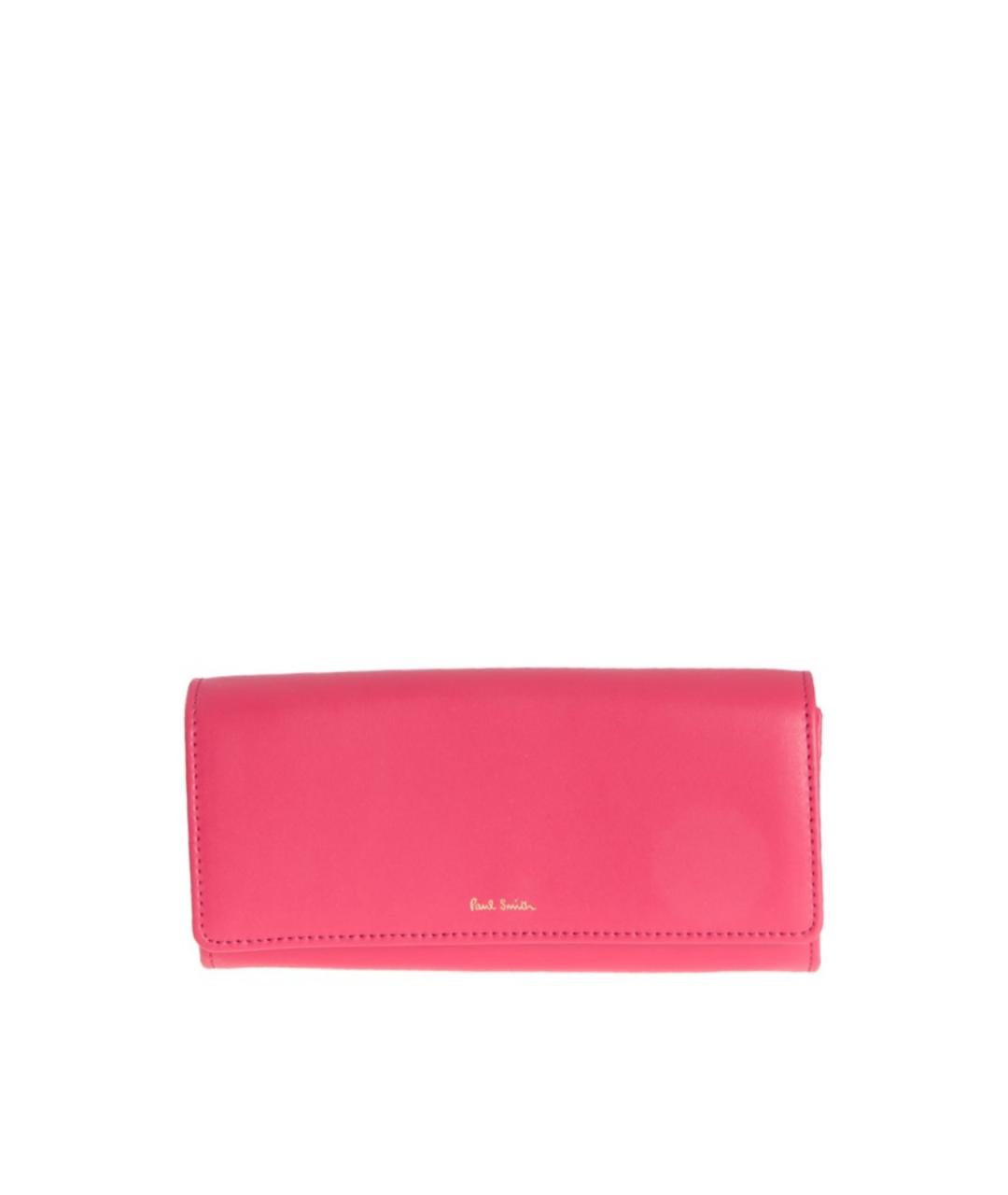 PAUL SMITH Фуксия кожаный кошелек, фото 1