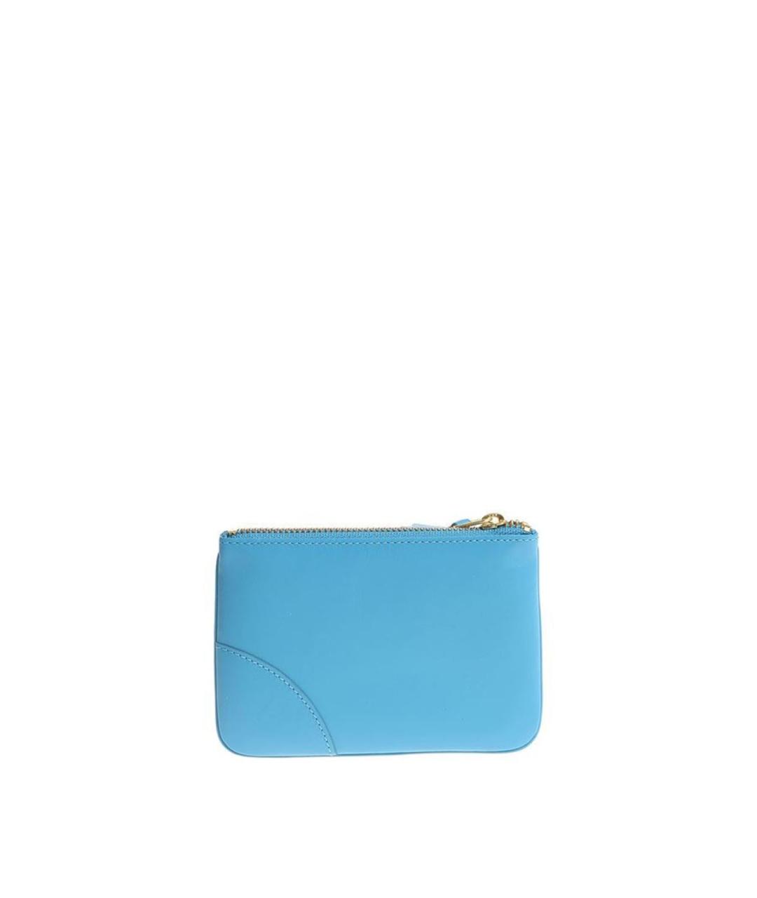 COMME DES GARÇONS WALLET Голубой кожаный кошелек, фото 3