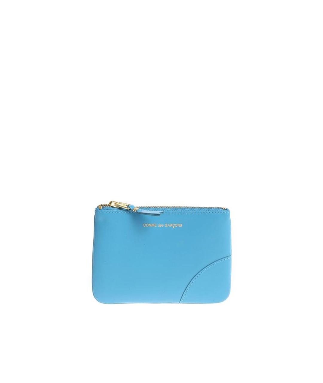 COMME DES GARÇONS WALLET Голубой кожаный кошелек, фото 1
