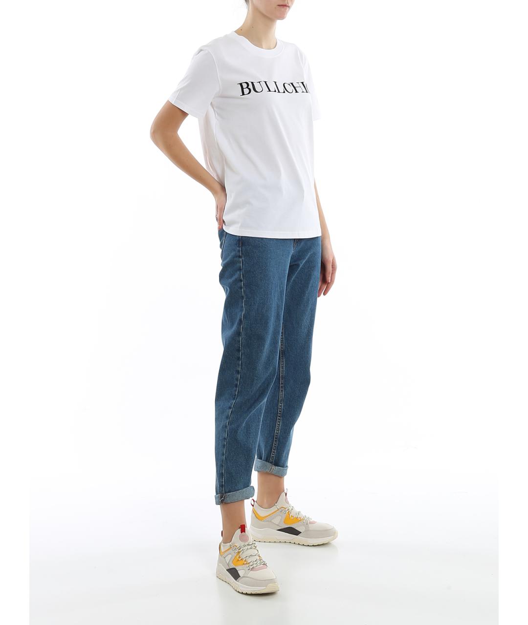 MOSCHINO Белая хлопковая футболка, фото 2