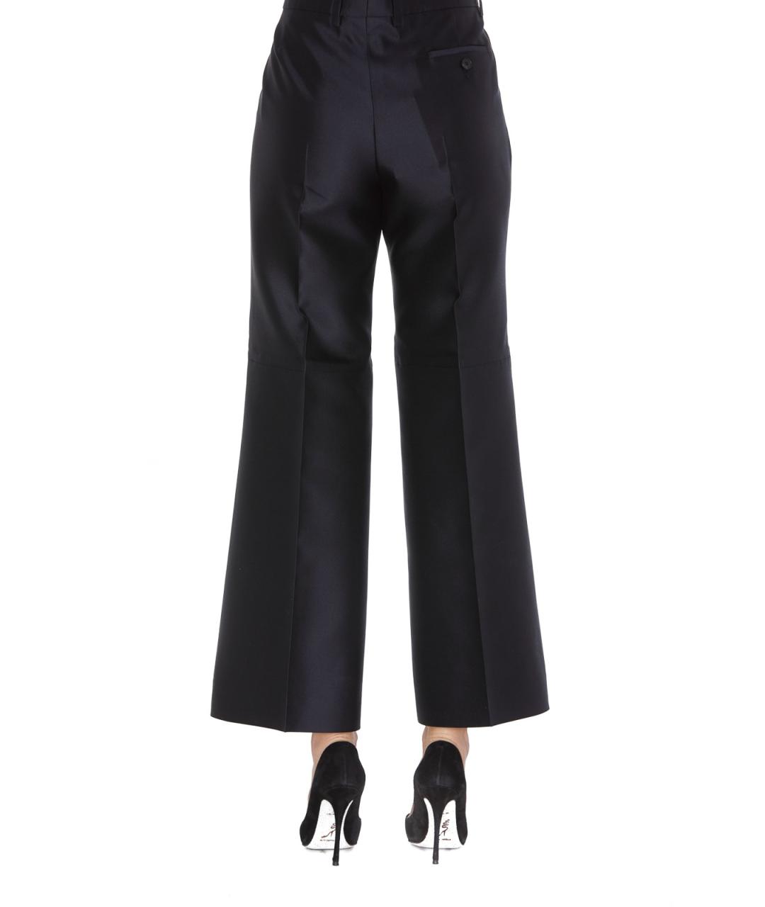 GIVENCHY Синие шерстяные прямые брюки, фото 4