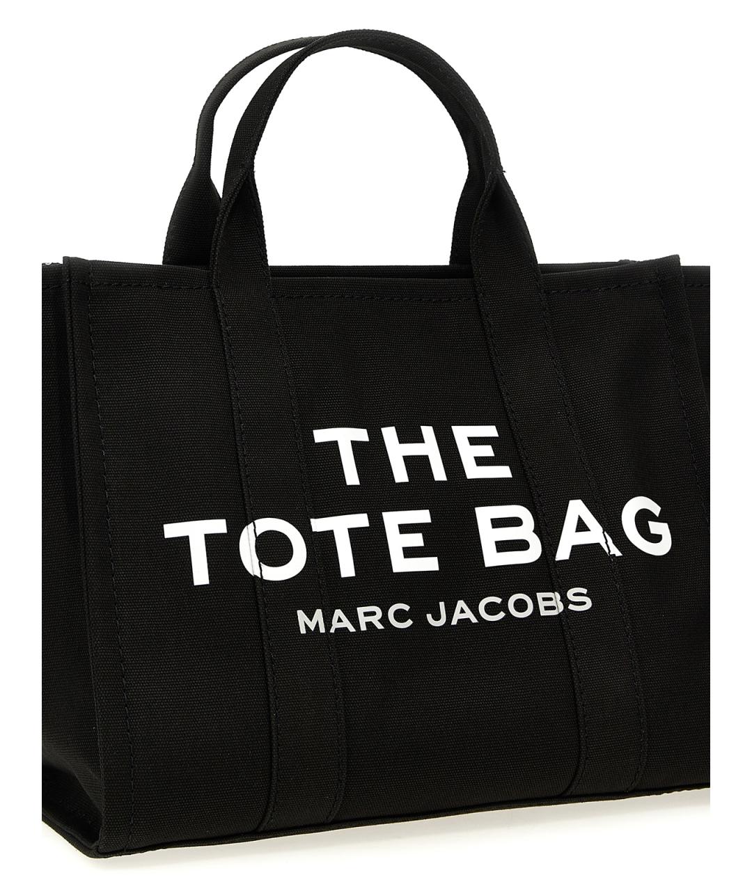 MARC JACOBS Черная хлопковая сумка тоут, фото 3