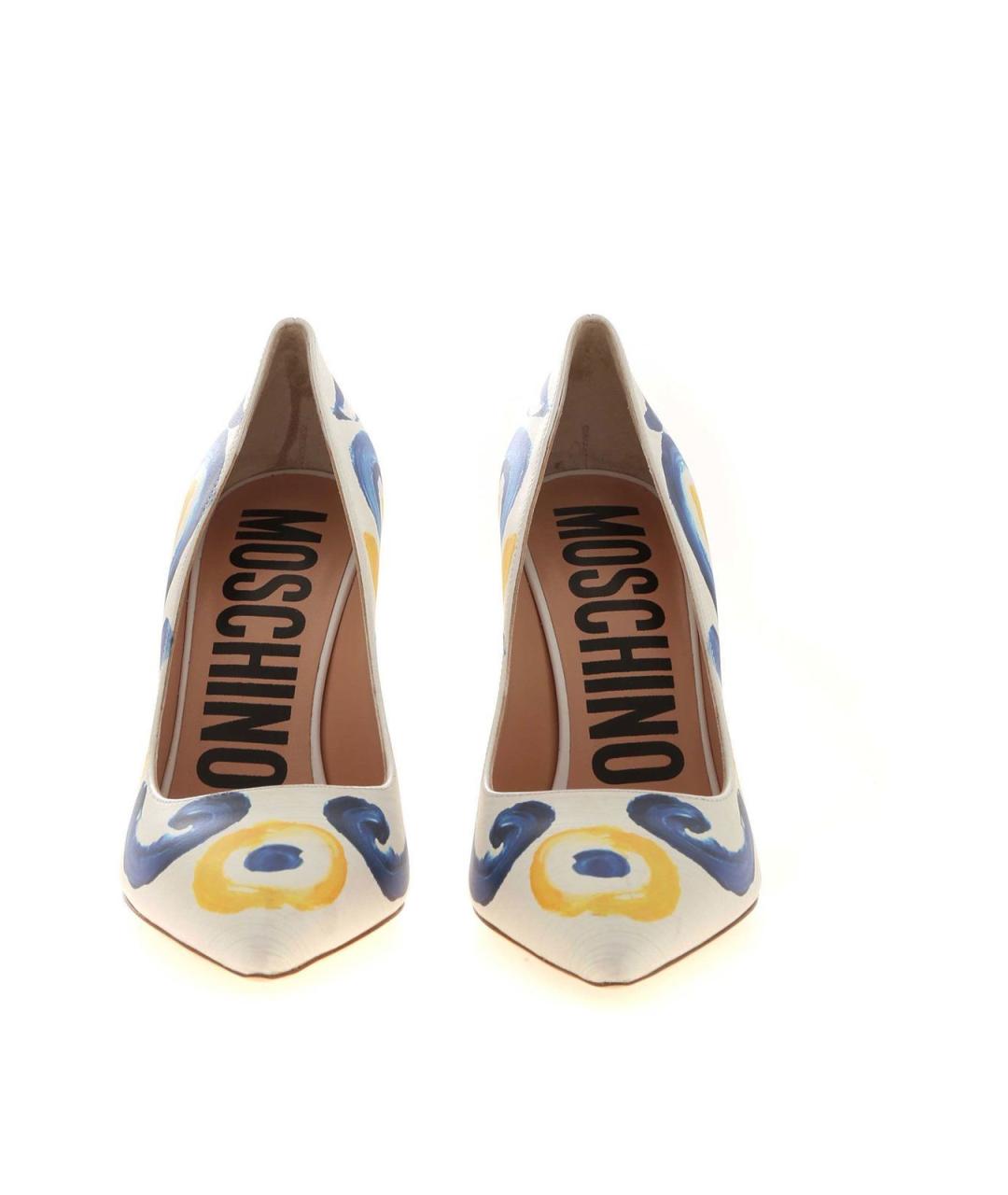 MOSCHINO Мульти кожаные туфли, фото 3