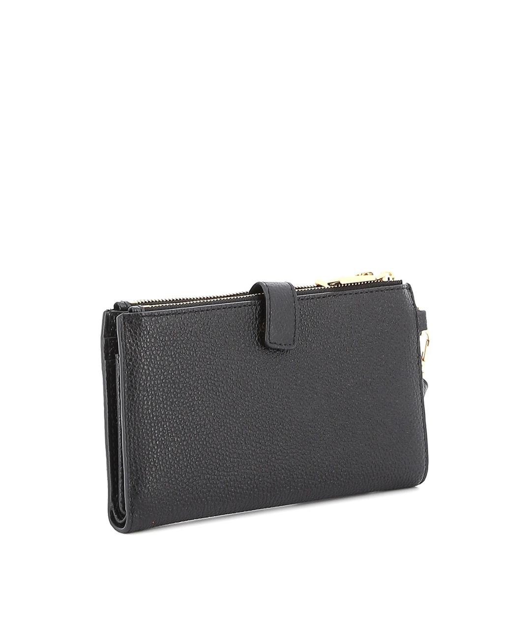 MICHAEL KORS Черный кожаный кошелек, фото 3