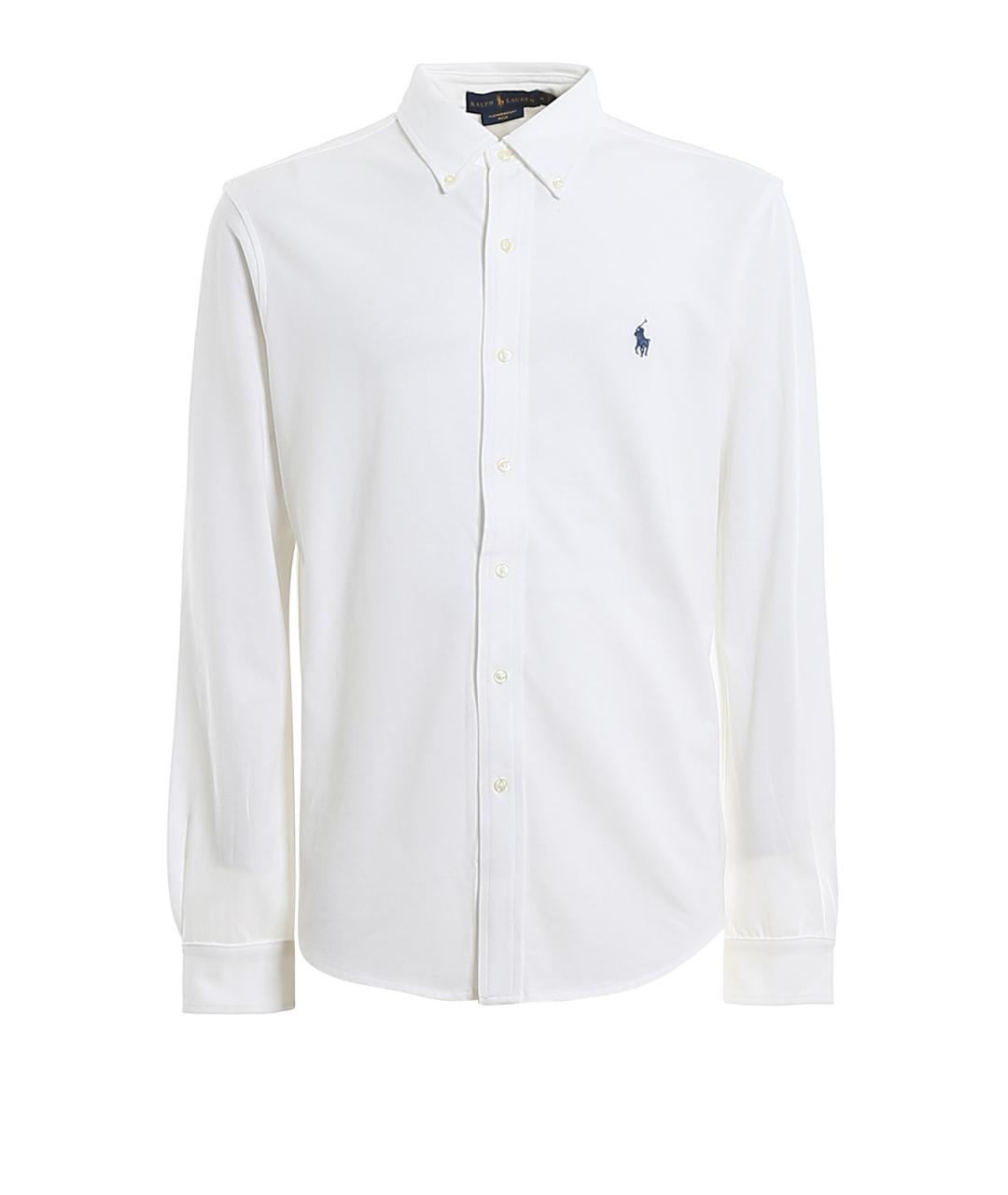 POLO RALPH LAUREN Белая хлопковая классическая рубашка, фото 1