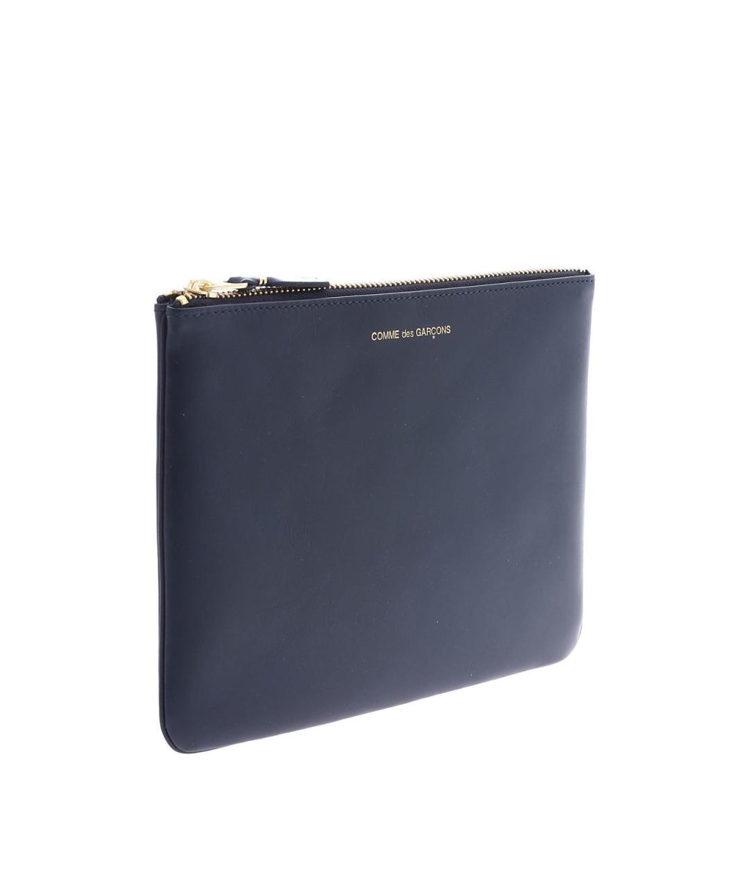 COMME DES GARÇONS WALLET Синий кожаный кошелек, фото 2