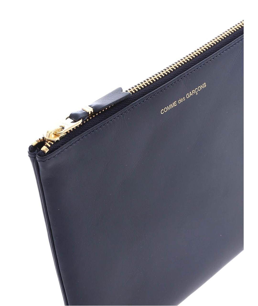 COMME DES GARÇONS WALLET Синий кожаный кошелек, фото 4
