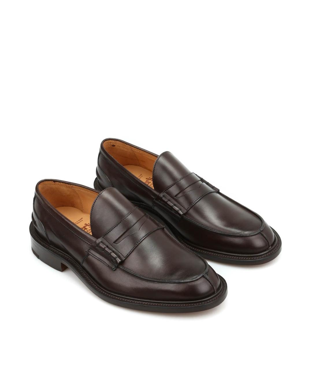 TRICKER'S Коричневые кожаные лоферы, фото 2