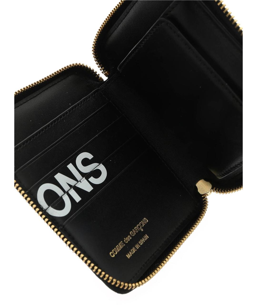COMME DES GARÇONS WALLET Черный кожаный кошелек, фото 5