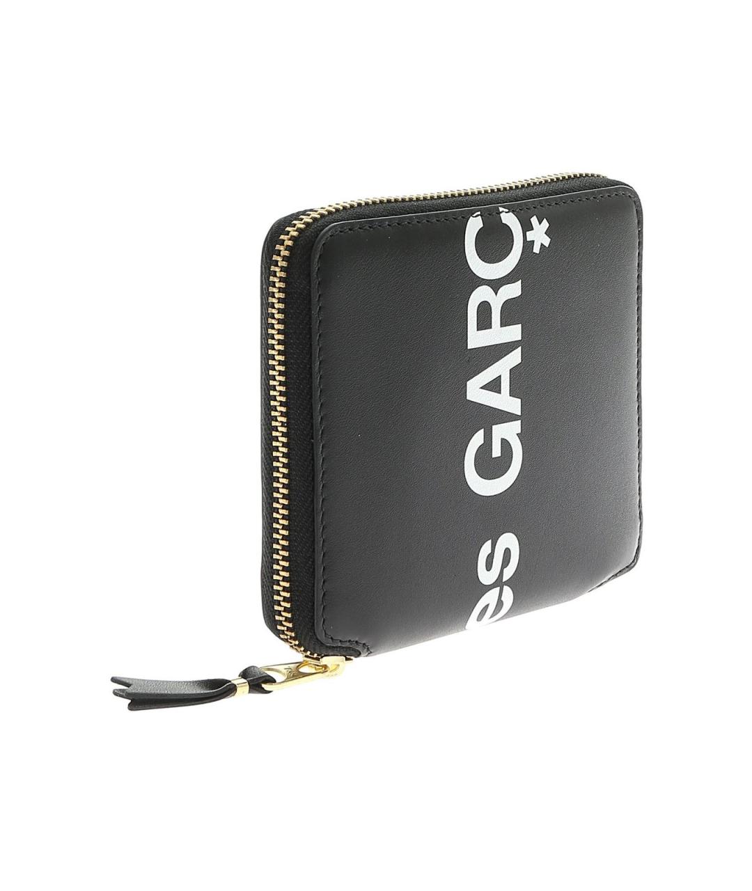 COMME DES GARÇONS WALLET Черный кожаный кошелек, фото 2