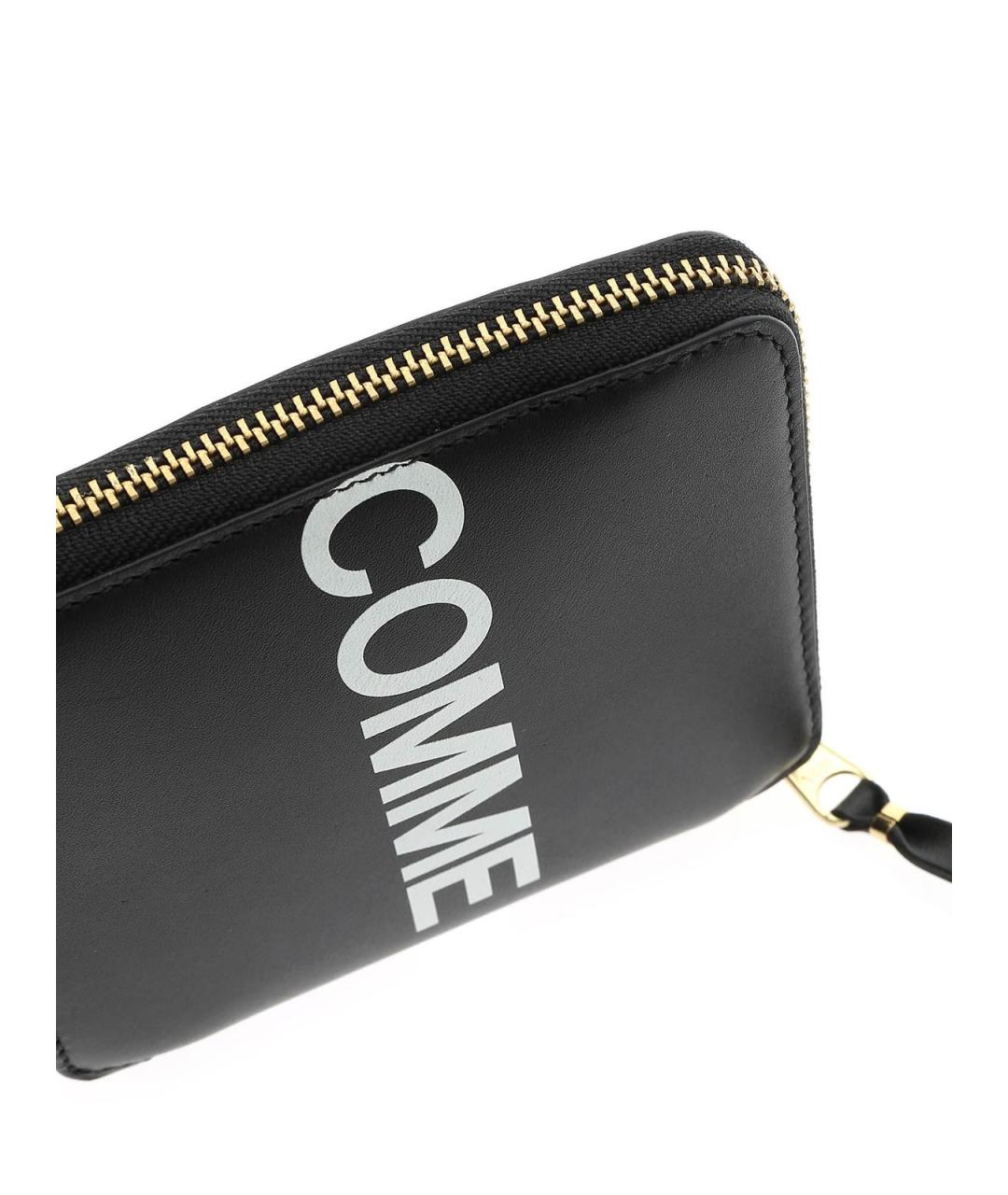 COMME DES GARÇONS WALLET Черный кожаный кошелек, фото 4