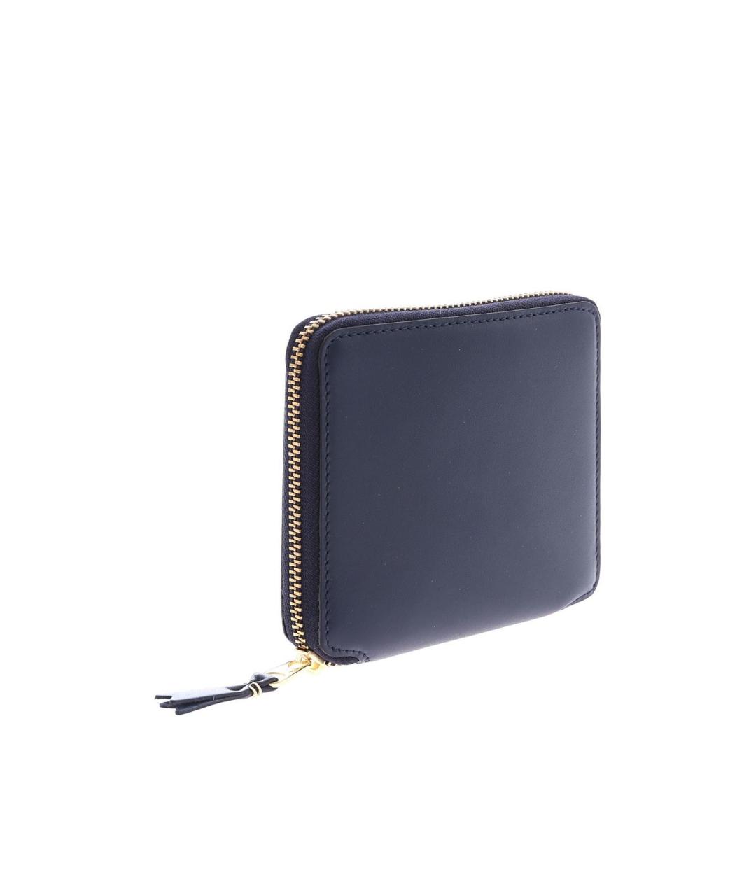COMME DES GARÇONS WALLET Синий кожаный кошелек, фото 2