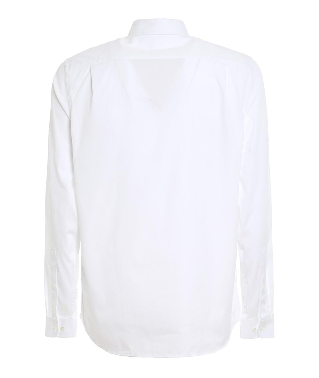 LACOSTE Белая хлопковая классическая рубашка, фото 2