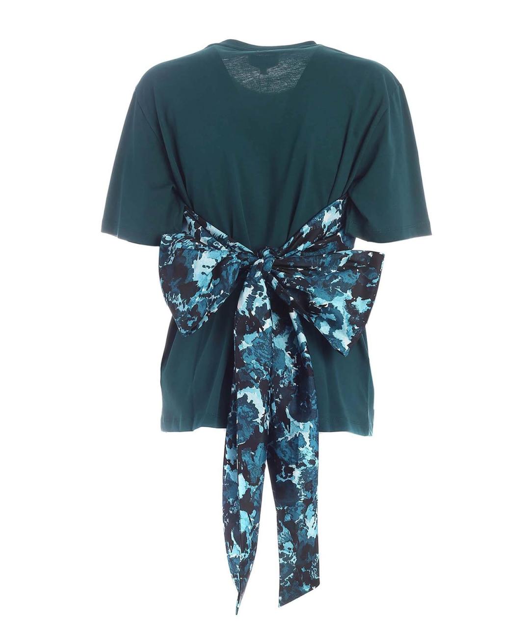 KENZO Зеленая полиэстеровая футболка, фото 2