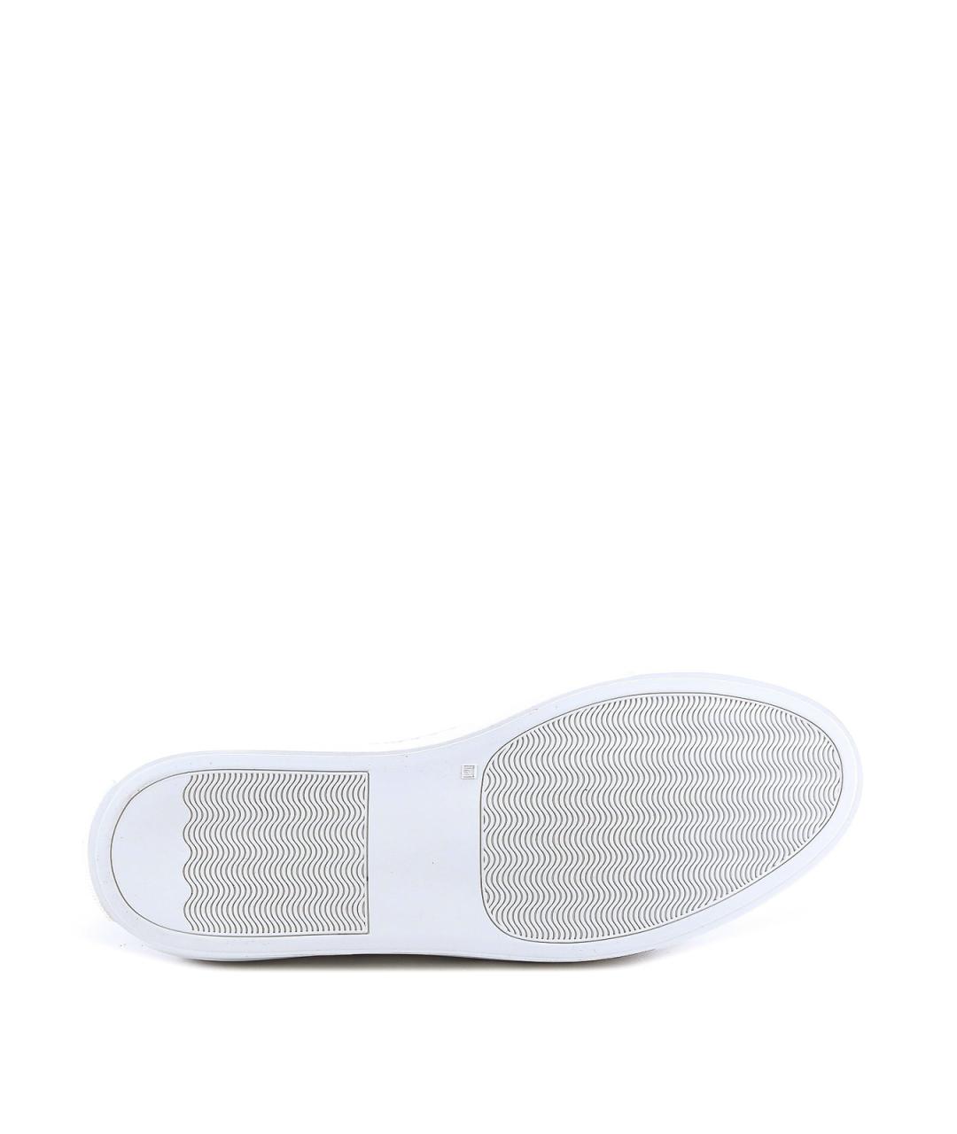 COMMON PROJECTS Белые кожаные низкие кроссовки / кеды, фото 4