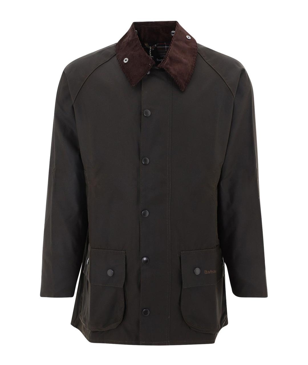 BARBOUR Коричневая хлопковая куртка, фото 1