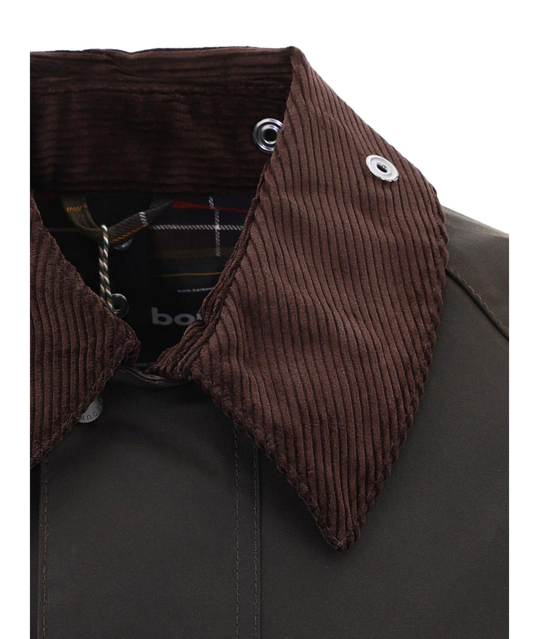 BARBOUR Коричневая хлопковая куртка, фото 3