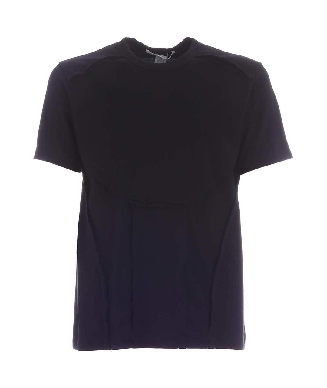 COMME DES GARÇONS SHIRT Черная хлопковая футболка, фото 1