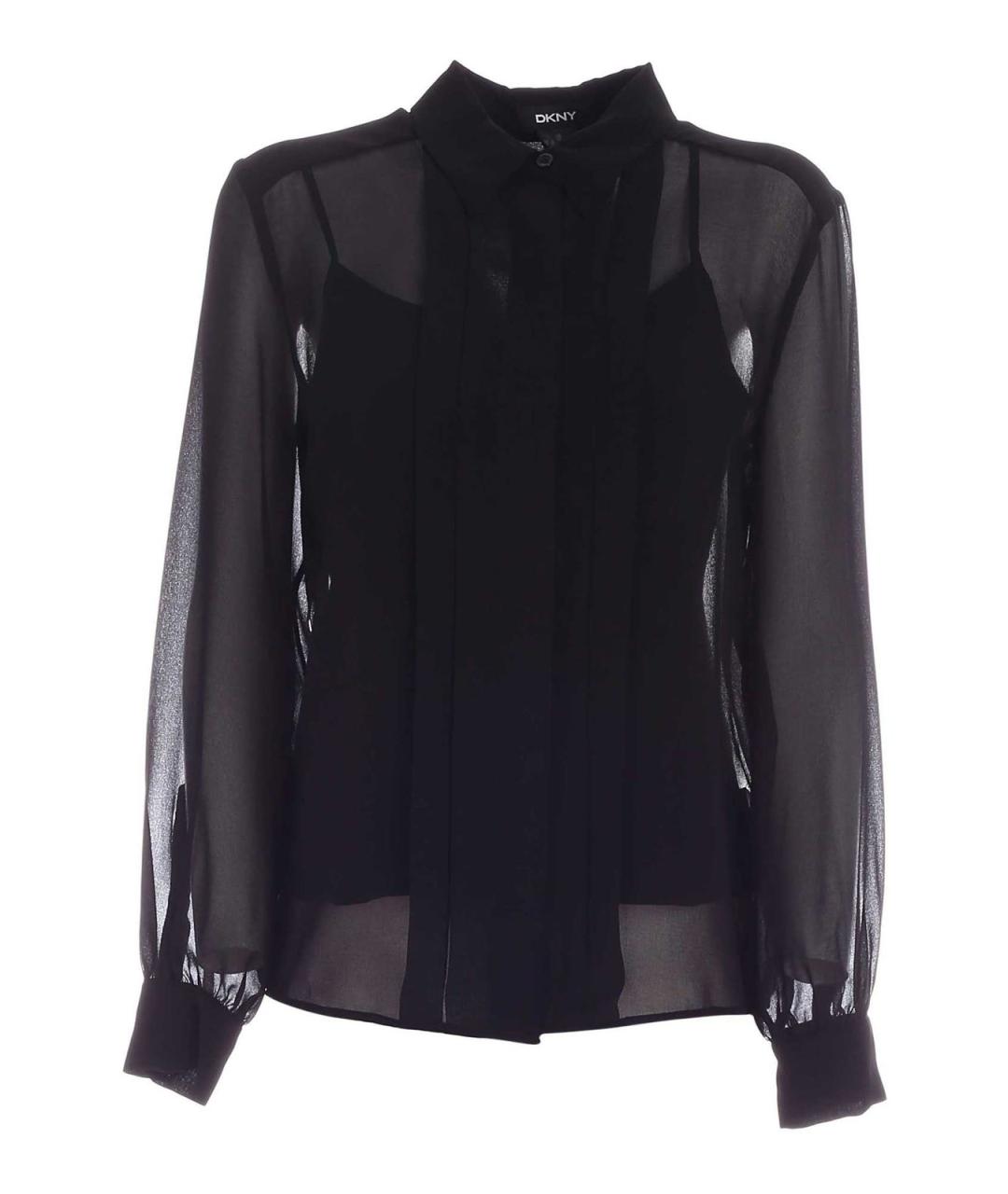 DKNY Черная полиэстеровая рубашка, фото 1