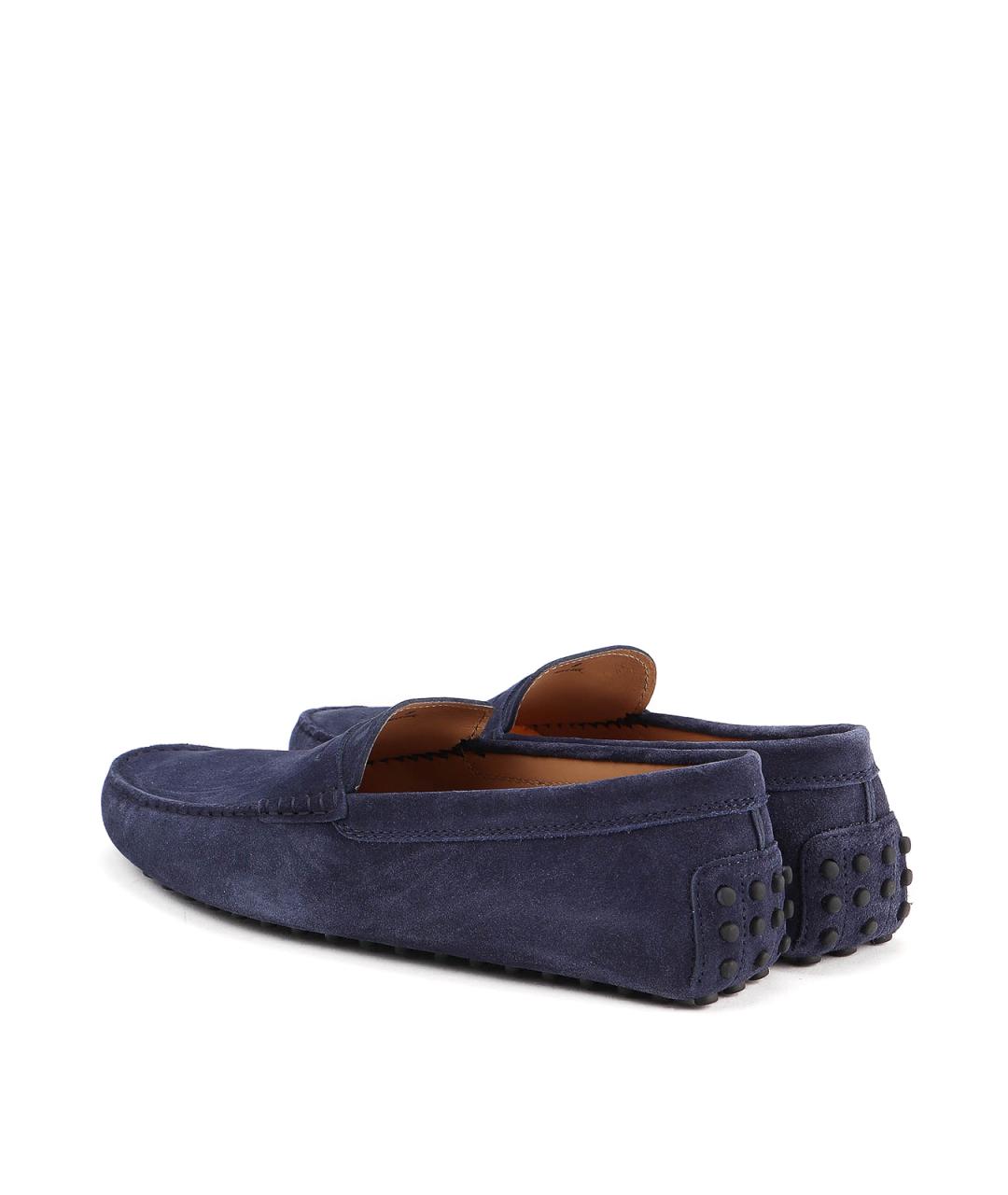 TOD'S Синие замшевые лоферы, фото 3