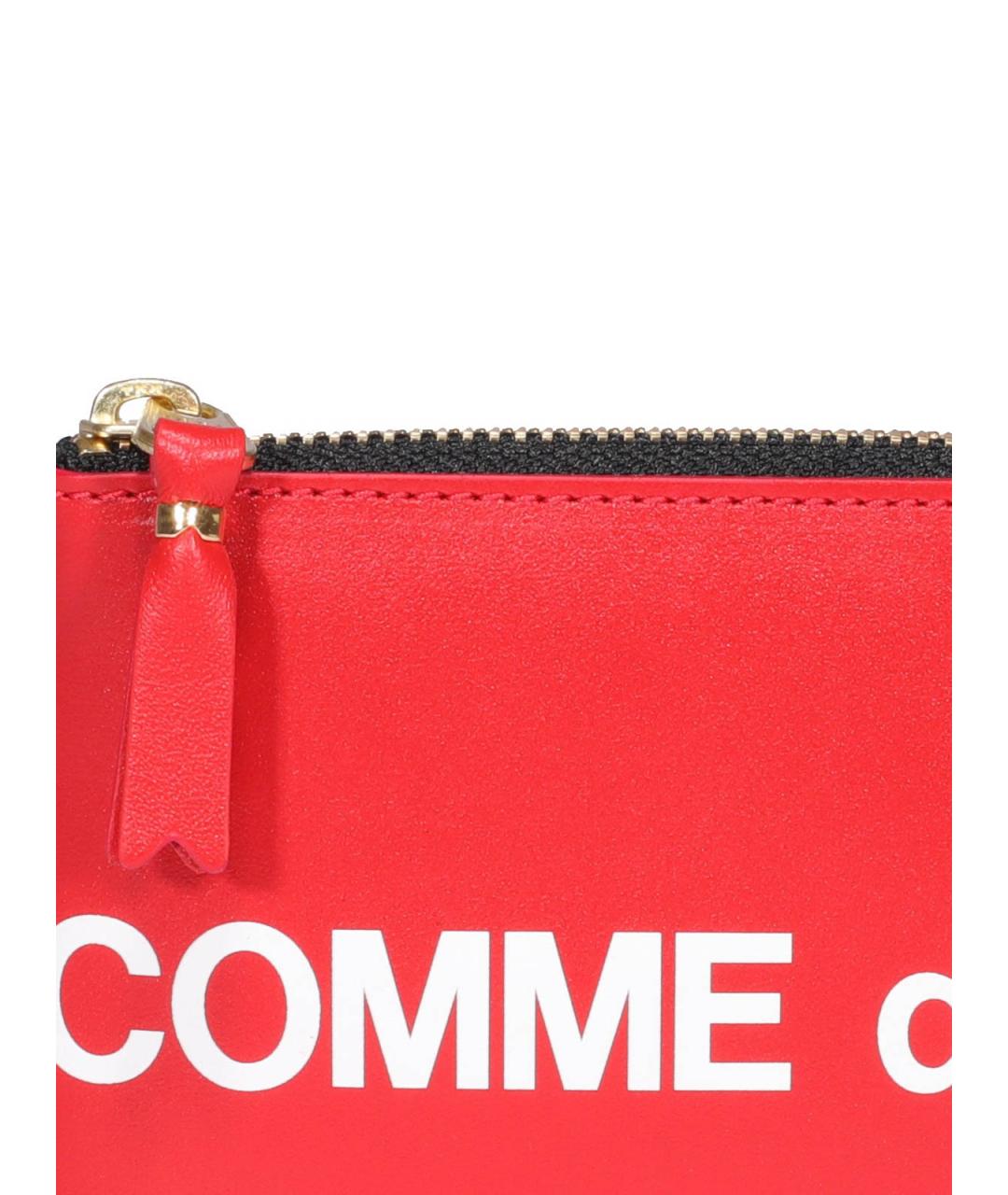 COMME DES GARÇONS Красный кожаный кошелек, фото 4