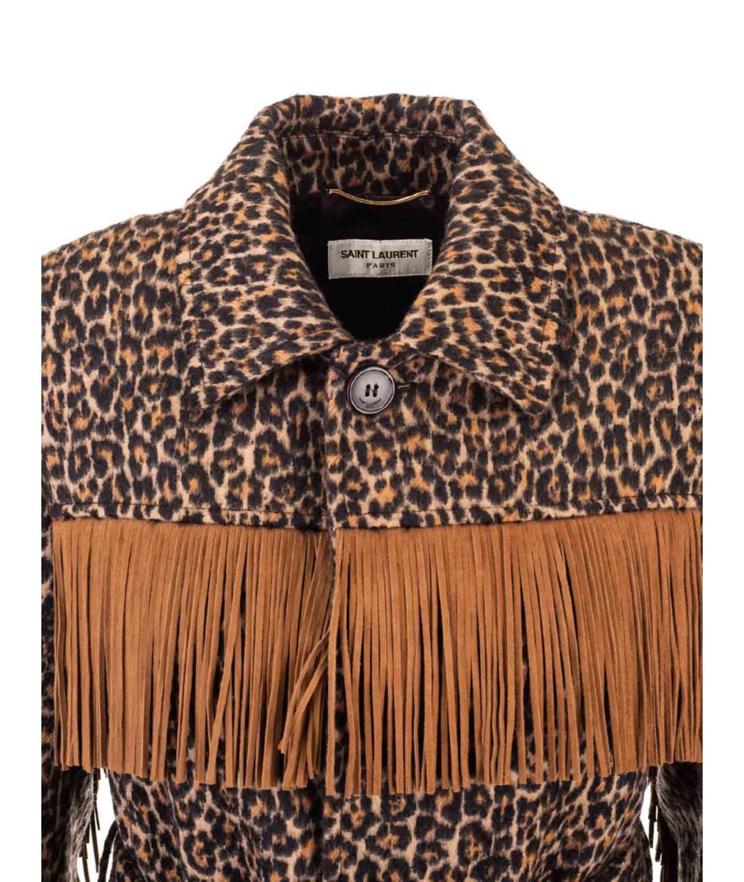 SAINT LAURENT Мульти шерстяная куртка, фото 3