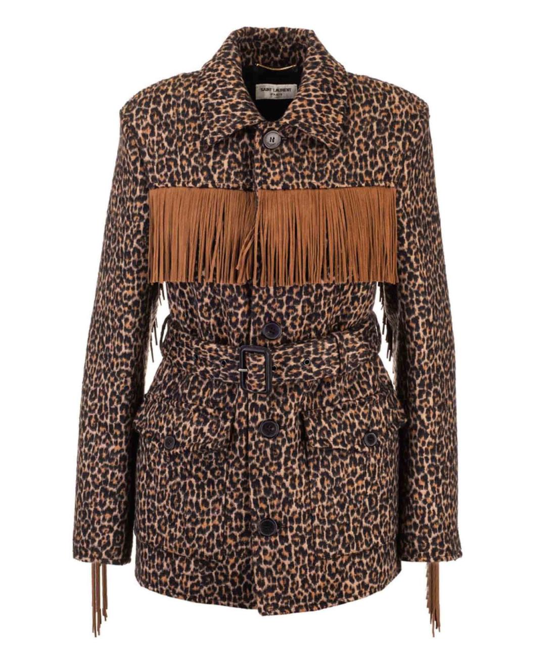 SAINT LAURENT Мульти шерстяная куртка, фото 1