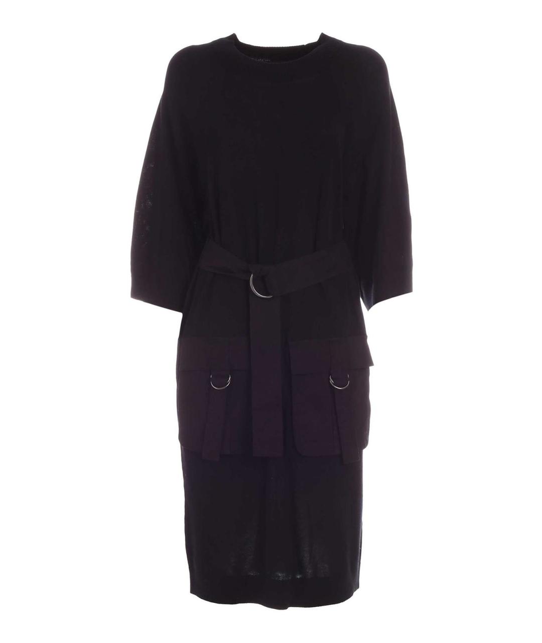 DKNY Черное кашемировое платье, фото 1
