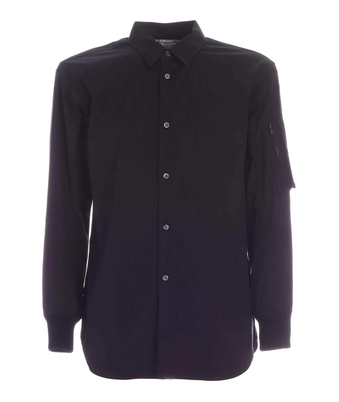 COMME DES GARÇONS SHIRT Черная хлопковая кэжуал рубашка, фото 1