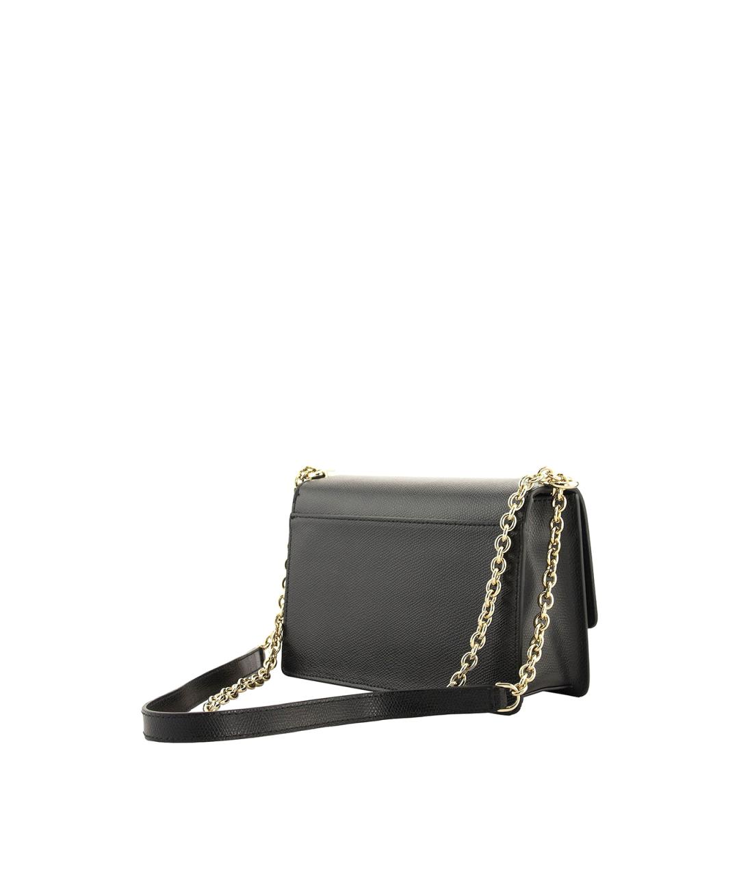 FURLA Черная кожаная сумка через плечо, фото 3