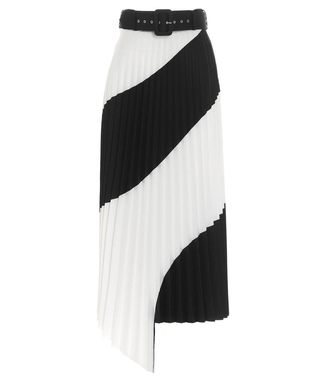 OFF-WHITE Белая полиэстеровая юбка макси, фото 1