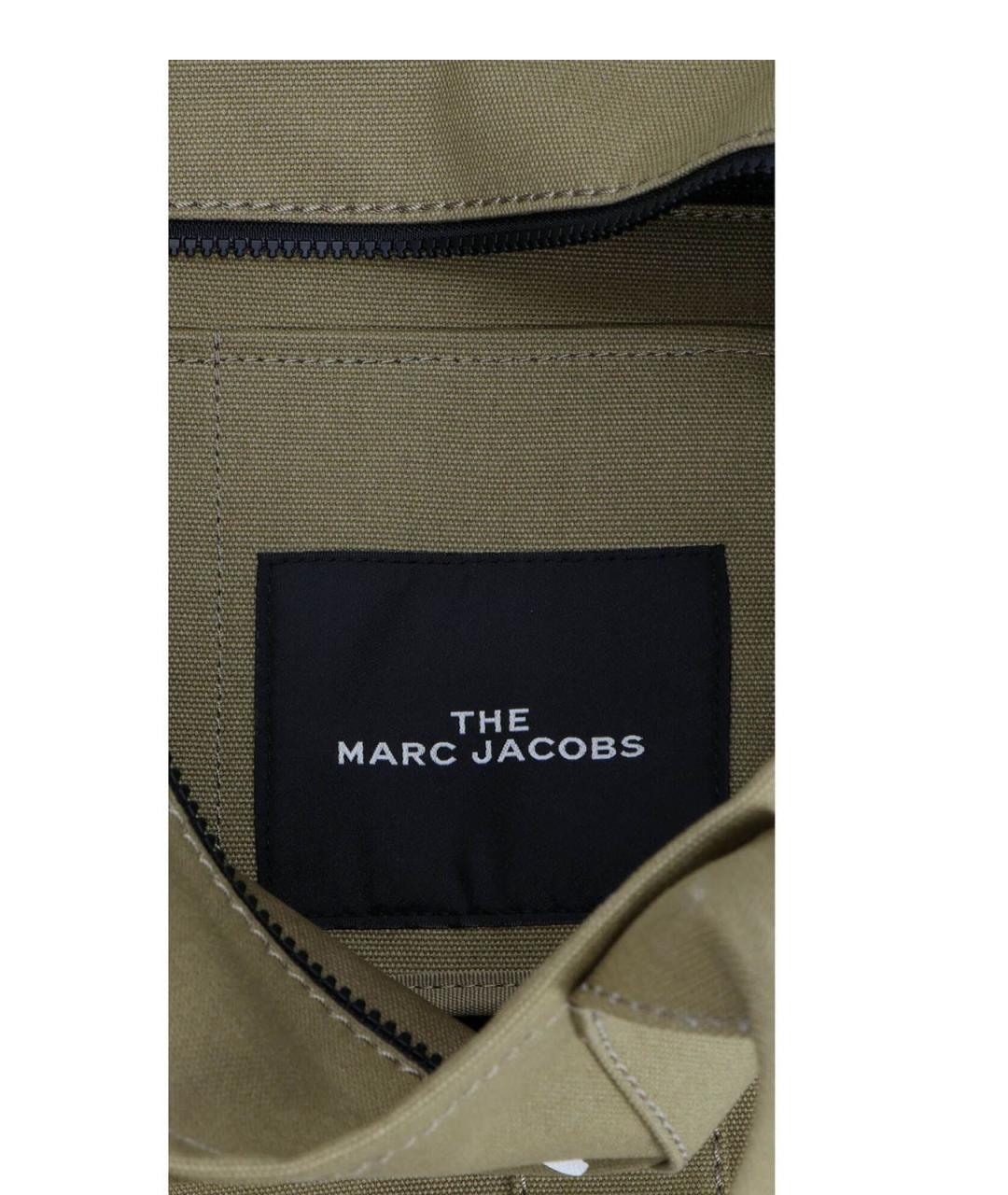 MARC JACOBS Зеленая хлопковая сумка тоут, фото 3