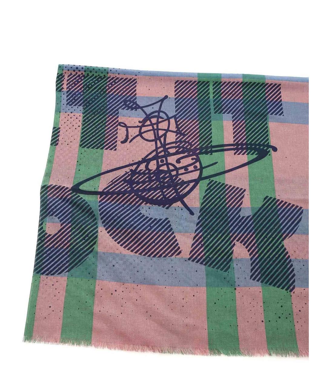 VIVIENNE WESTWOOD Мульти шелковый шарф, фото 2