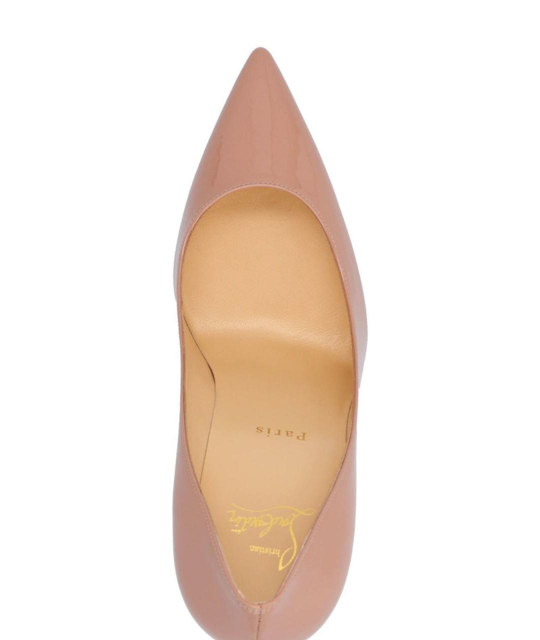 CHRISTIAN LOUBOUTIN Розовые туфли из лакированной кожи, фото 3