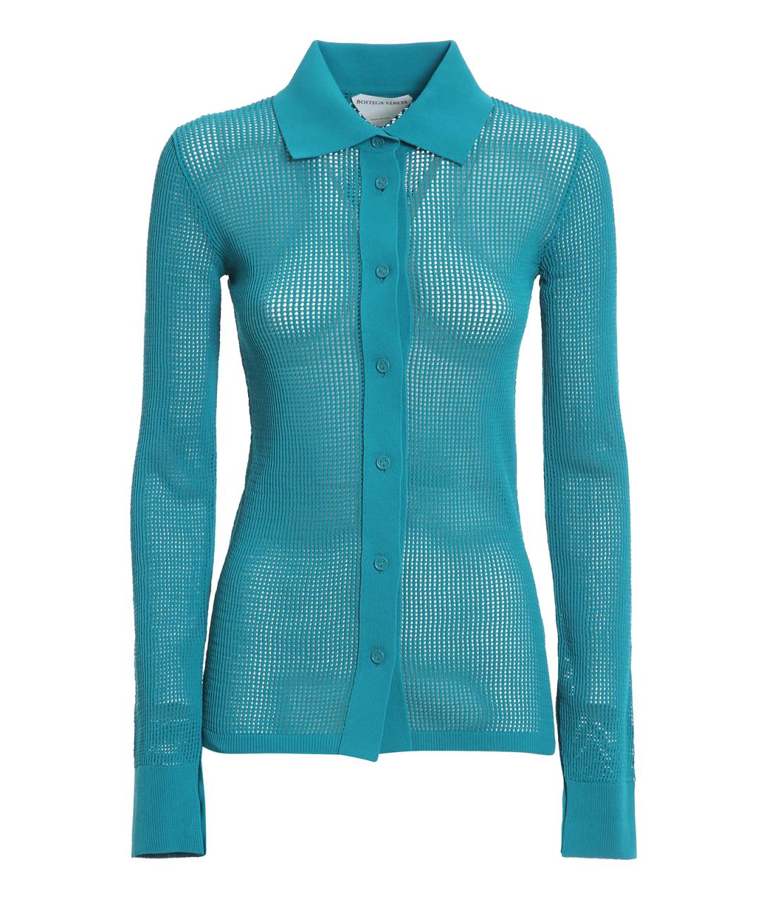 BOTTEGA VENETA Зеленый полиамидовый кардиган, фото 1