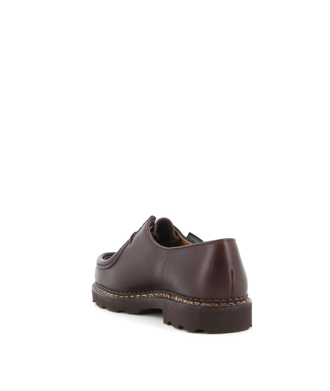 PARABOOT Коричневые кожаные низкие ботинки, фото 5