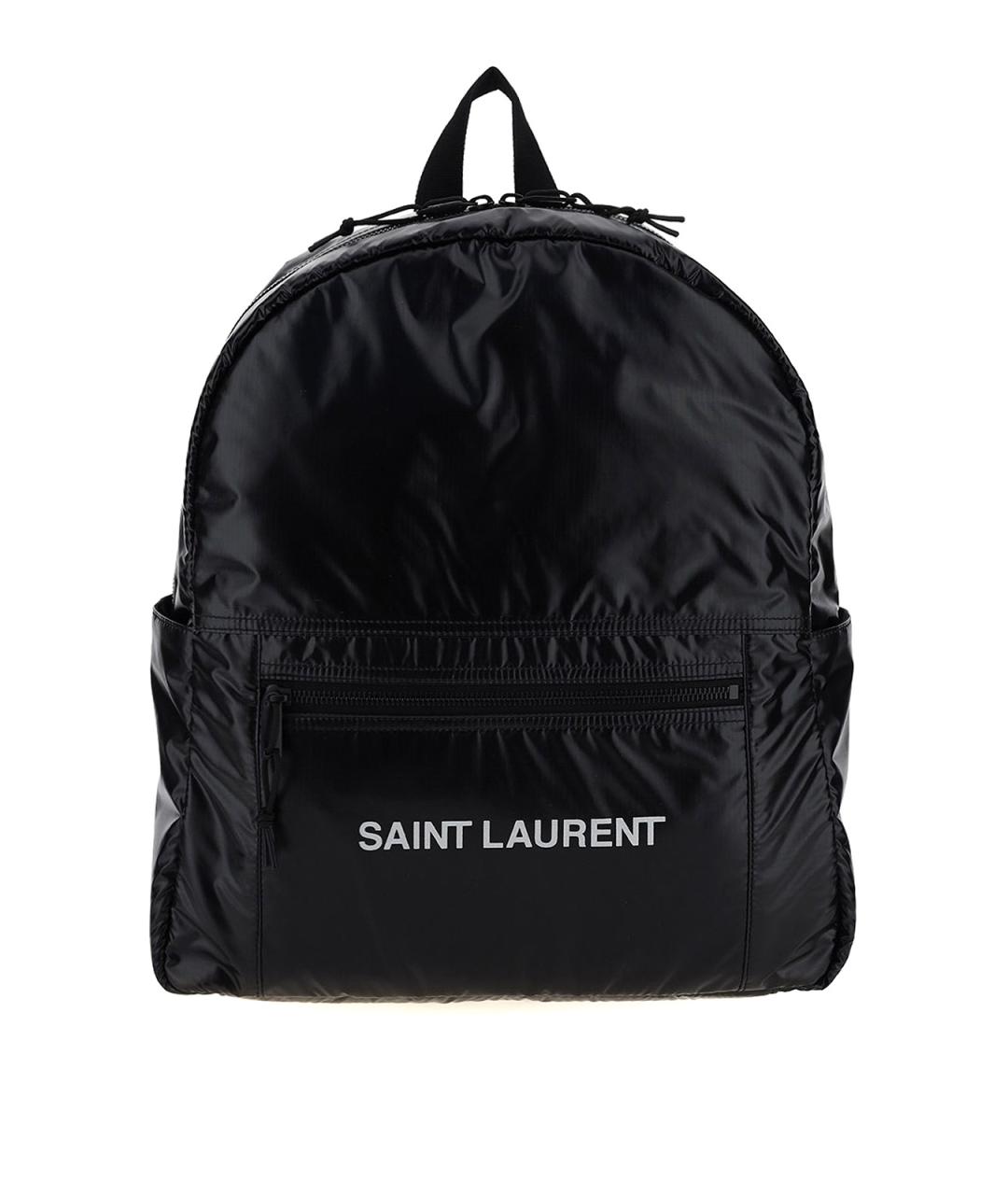 SAINT LAURENT Черный синтетический рюкзак, фото 1