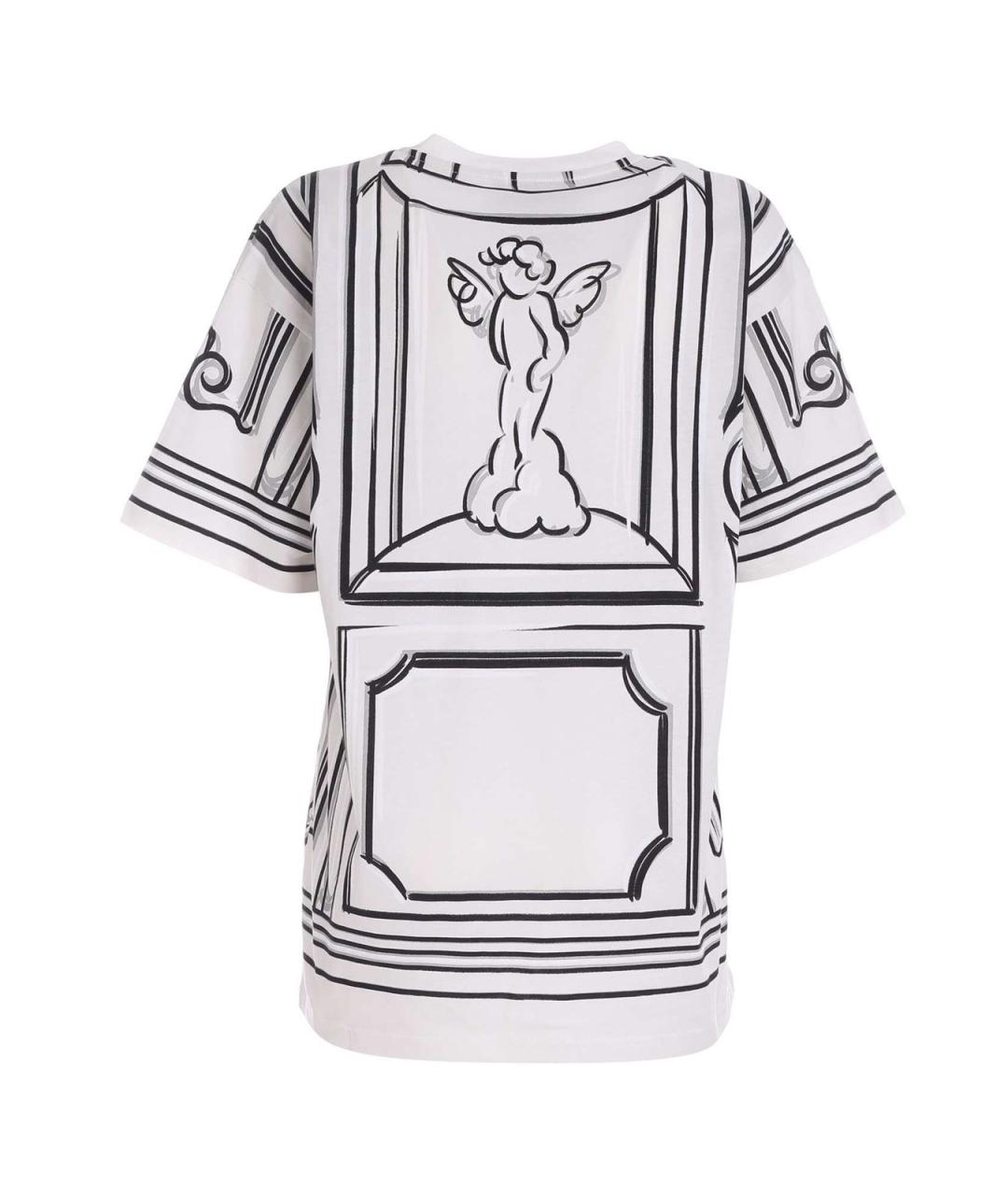 MOSCHINO Мульти хлопковая футболка, фото 2
