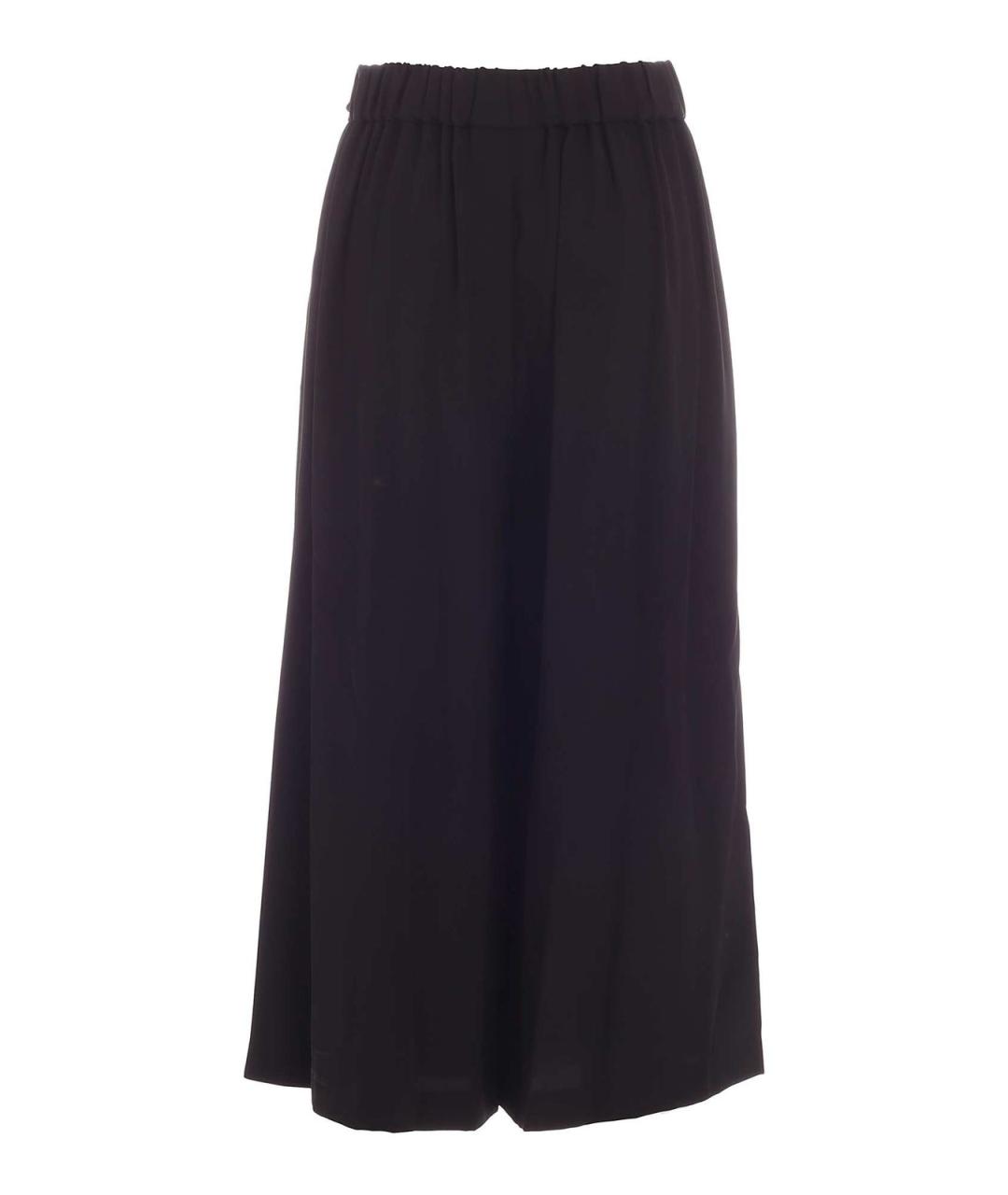 DKNY Черные полиэстеровые брюки широкие, фото 2
