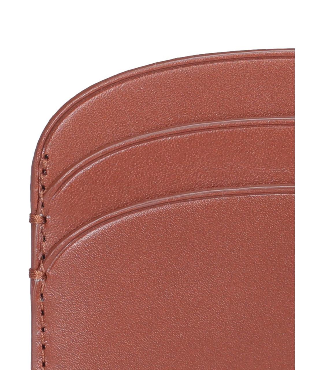 A.P.C. Коричневый кожаный кошелек, фото 4