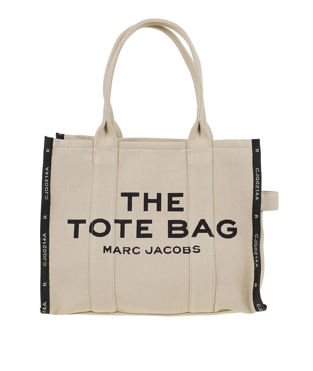 MARC JACOBS Бежевая тканевая сумка тоут, фото 1