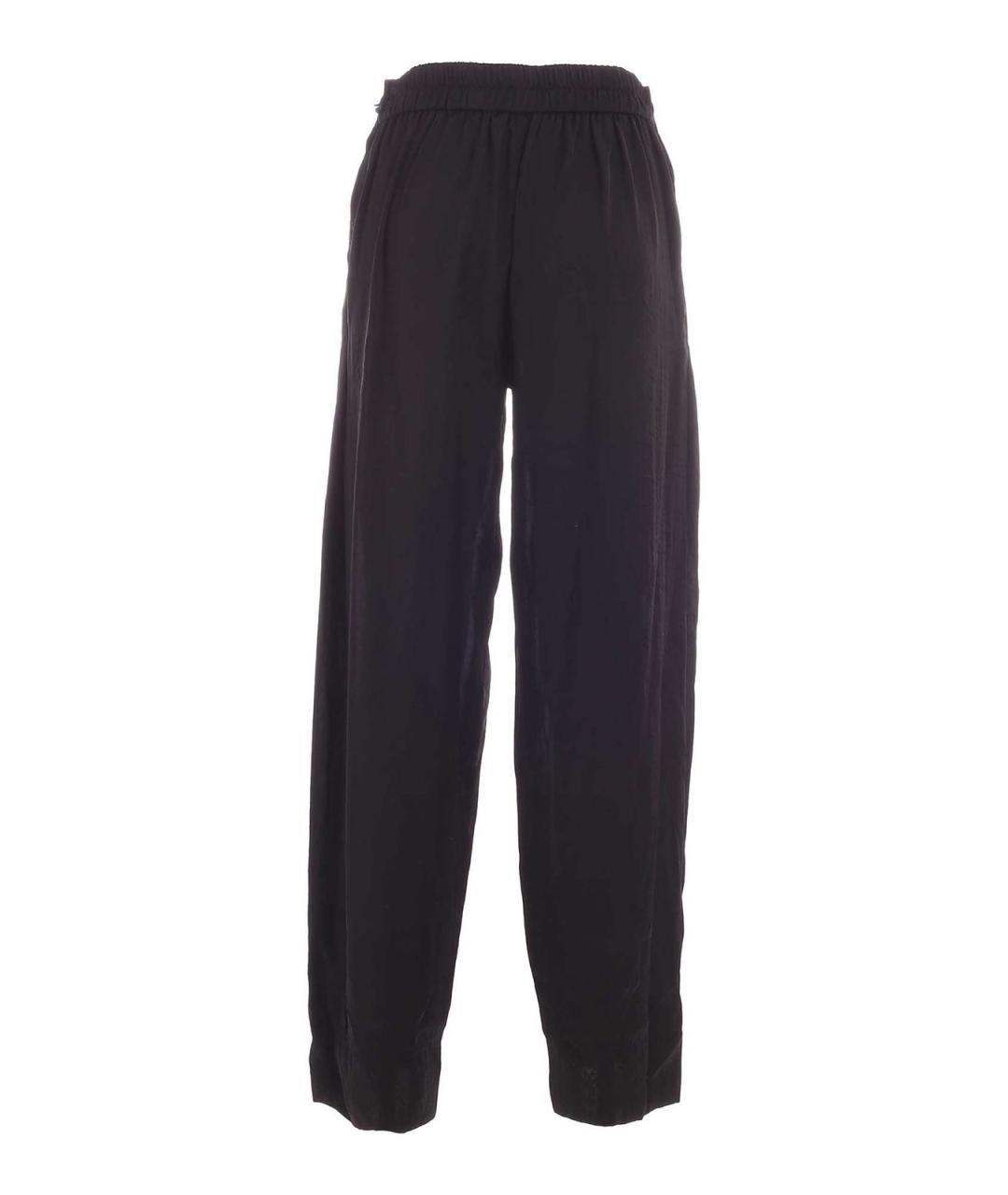 DKNY Черные полиэстеровые брюки широкие, фото 2