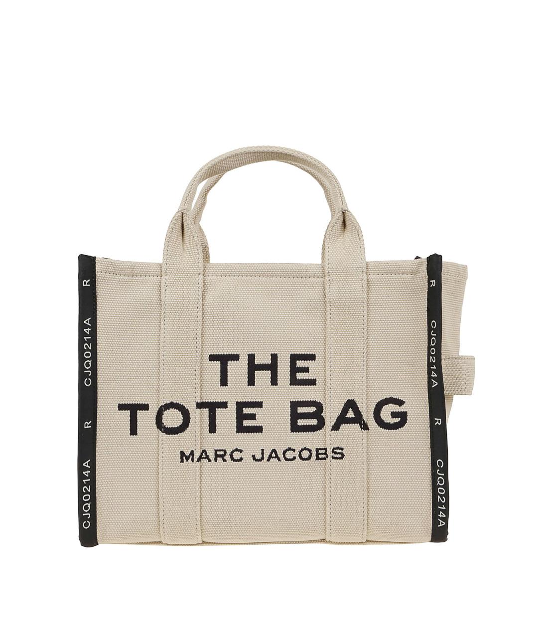 MARC JACOBS Бежевая тканевая сумка тоут, фото 1