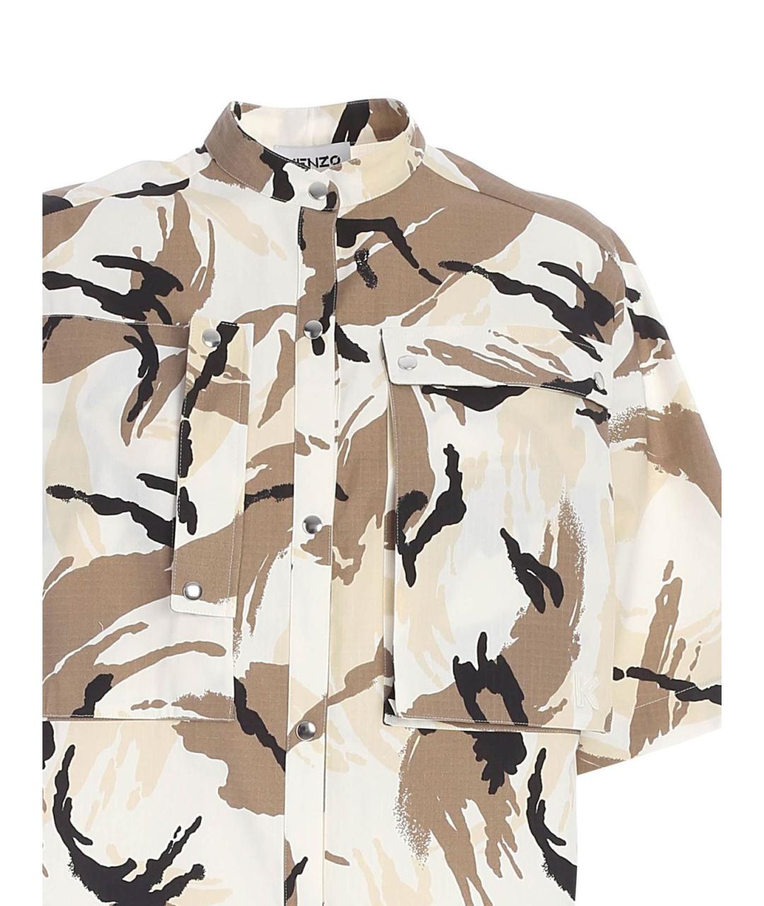 KENZO Мульти хлопковое повседневное платье, фото 3