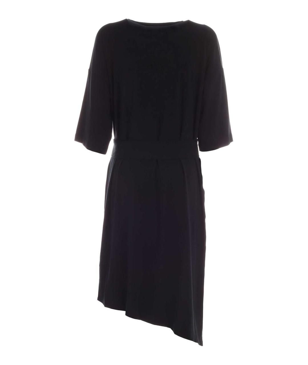 DKNY Черное хлопковое повседневное платье, фото 2